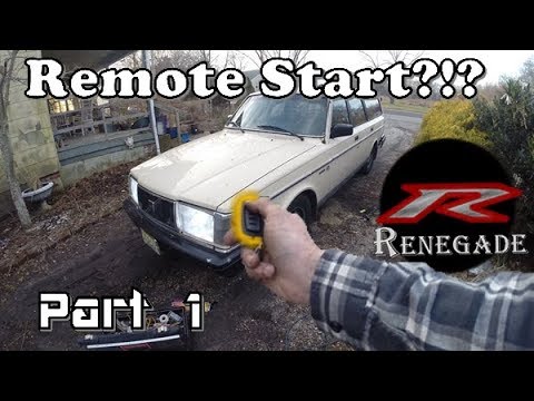 Volvo 240 Remote Start Install (part 1)