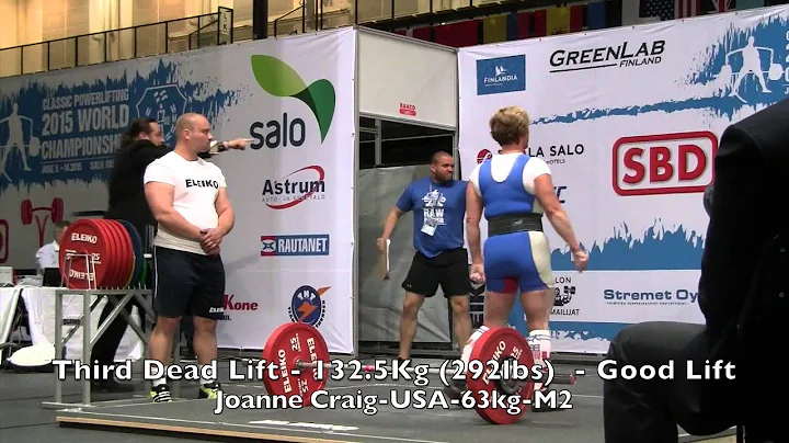 Joanne Craig at the 2015 IPF Classic World Champio...