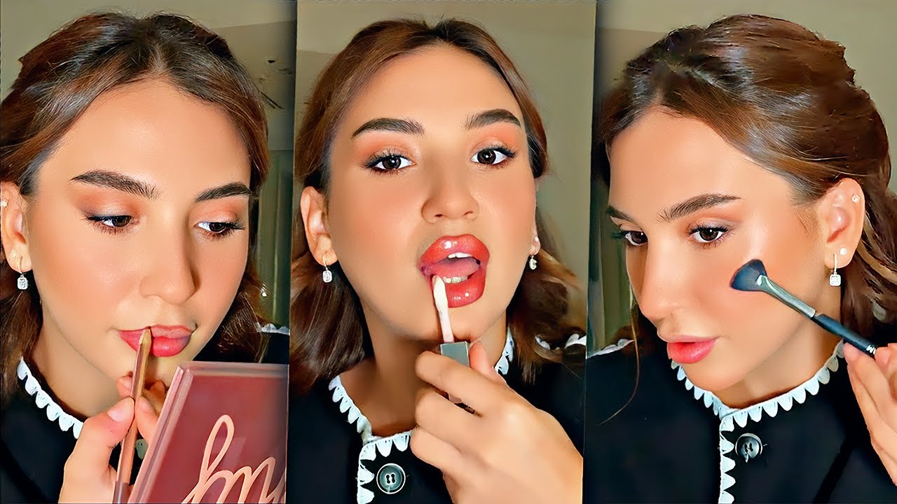 ميك اب خرافي 😍 سارة الورع 💄💋