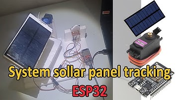 cara membuat sistem solar panel tracking menggunakan sensor LDR di Esp32