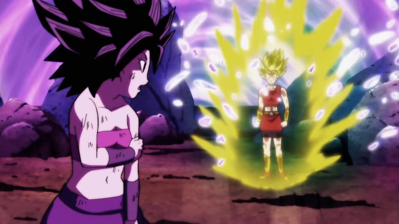 Beerus enjoys the power of Android 17, Kale and Caulifla vs Pride ...