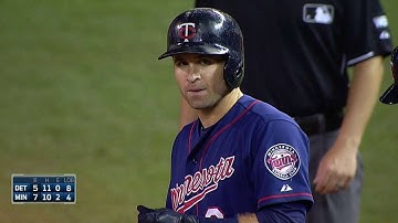 DET@MIN: Dozier grounds an RBI single into left field