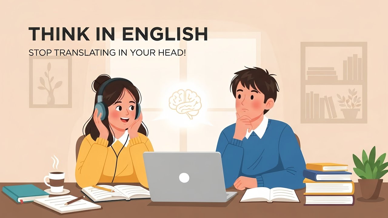 English Podcast for Beginners | How to Think in English & Stop Translating in Your Head