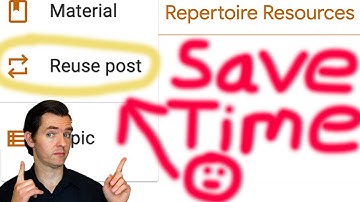 Organize Repertoire on Google Classroom - Music Class - Music Teacher - Google Classroom Tutorial