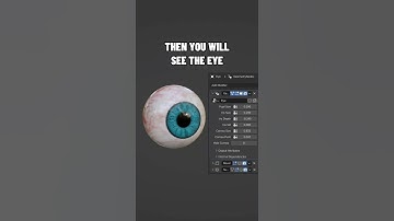 How to easily create an eye in blender 👁️
