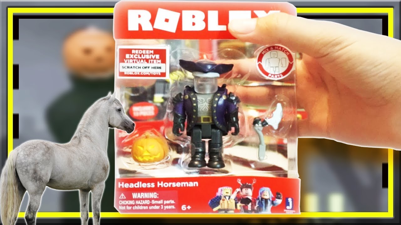 Headless Horseman Roblox Toys Core Pack Unboxing On Halloween