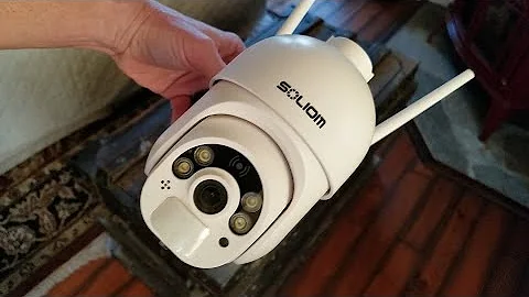 Soliom S800 Battery Powered Pan Tilt Security Camera With COLOR NIGHT VISION Awesome!