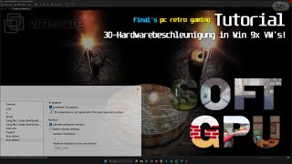 🧠 Tutorial für SoftGPU - Retro Gaming 3D in Windows 98 VM #tutorial #softgpu #vm #vmware 🇩🇪