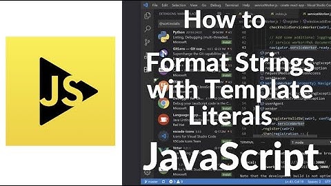 How to Format Strings with Template Literals in JavaScript | Modern String Interpolation (2025)
