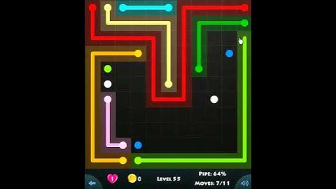 11 × 11 MANIA LEVEL 55 - FLOW GAME ON FACEBOOK Connect the dots
