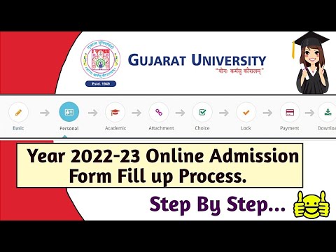 Gujarat University B.com/BBA/BCA Step by Step Admission Guide | How to fill G.U Admission form B.com