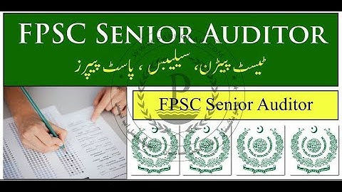 Senior Auditor Solved Paper | Accounting and Auditor Past Paper | Senior Auditor Solved MCQs