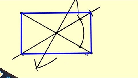 Construeer een rechthoek van diagonalen van 6 cm en de hoek ertussen is 60°.