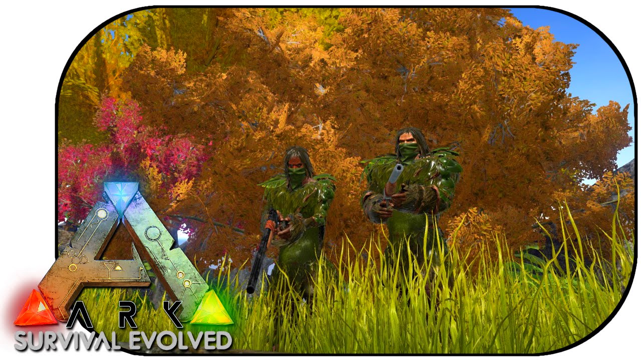 Ark Survival Evolved Ep 62 Ghillie Suit Tranq Duel! YouTube