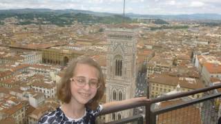Esther Miriam On The Cupola Of Cattedrale Di Santa Maria Del Fiore, Florence, Italy, June 10, 2016