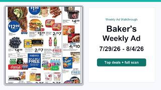 Baker's Weekly Ad (7/29/26 - 8/4/26) Top 10 Deals