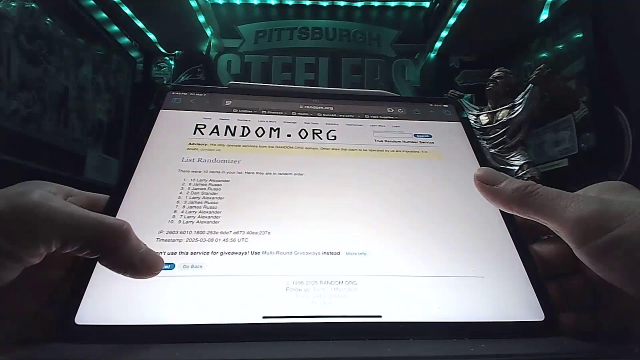 3-7-25 Mini run for 4 teams in Burner mixer