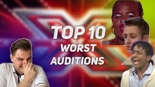 TOP 10 WORST AUDITIONS ON X-FACTOR