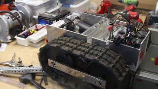 Track Drive Robot Main Chassis Build and Test Drive