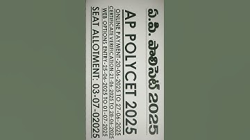 AP POLYCET2025 WEB OPTIONS2025 AP POLYCET FEESPAYMENT AP POLYCET CERTIFICATE VERIFICATION WEBOPTIONS