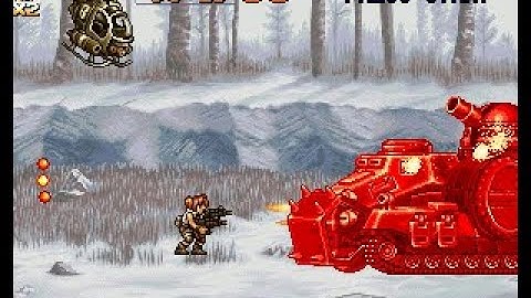 Metal Slug 4 (Long-Play) (Hacked Version) (Weapons Dual Machine Gun With Infinite Ammo)