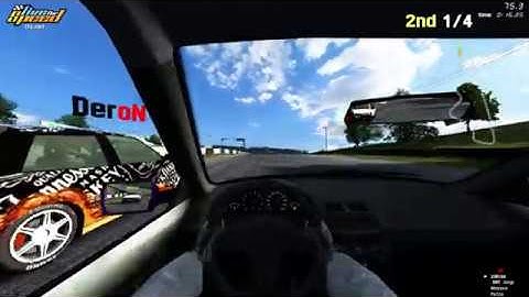 Live for Speed xf GTI race by keyboard (kn- keyboard no help) 1:34:15