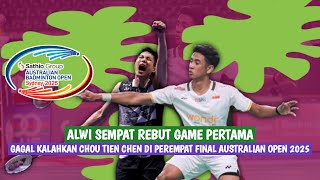 Download Lagu Sempat Rebut Game Pertama, Alwi Gagal Kalahkan Choi Tien Chen di Perempat Final Australian Open 2025 MP3