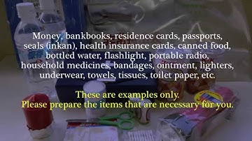 Disaster Prevention Guidebook for Foreigners: Video Guide