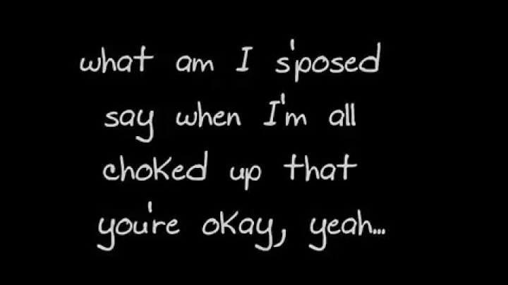 LYRICS - Breakeven (Falling To Pieces) by The Script