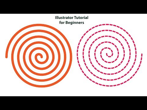 How To Draw a Linear Spiral in Illustrator