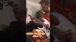 Guess the guitar joelo, episode 4. #guitar #metal #music #rock #heavymetal #pizza #dogs