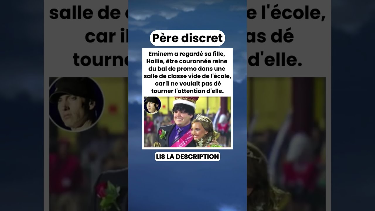 Eminem A Vu Sa Fille Tre Couronn E Reine Du Bal En Cachette 