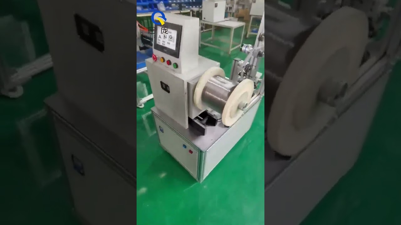 QIPANG Winding Machine Small Spool 200mm Reel High Precision Rewinding Machine Cable Servo Take-up