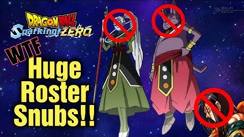 Major Characters MISSING from Dragon Ball Sparking Zero Roster!