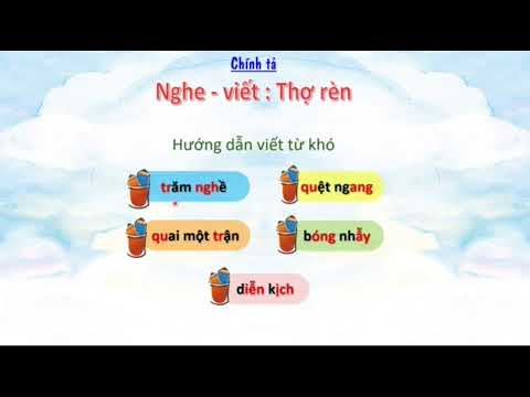 Tuần 9 Chính tả lớp 4 Thợ rèn