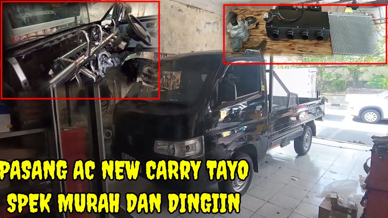 pemasangan ac mobil suzuki new carry 2024 super dingin