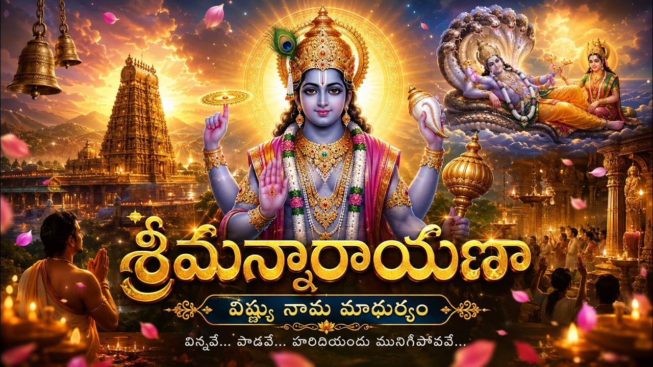విష్ణు నామ మాధుర్యం | Soulful Telugu Devotional Song 2026 | Vishnu Bhakti Song | Telugu Swaralu