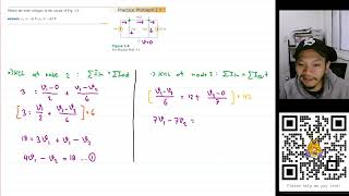[EN] Practice Problem 3.1 Fundamental of Electric Circuits (Alexander/Sadiku) 5th Ed - Node Analysis