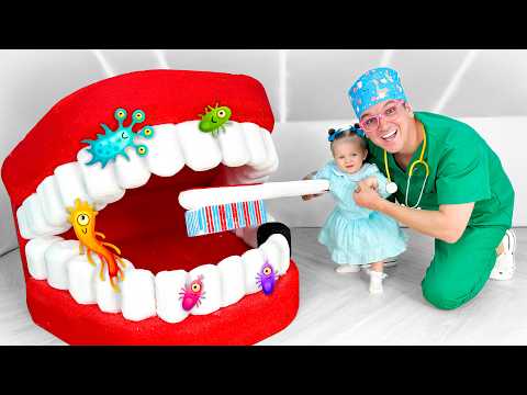 Eva Becomes a Dentist! Learning to Take Care of Teeth the Right Way