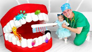 Eva Becomes a Dentist! Learning to Take Care of Teeth the Right Way