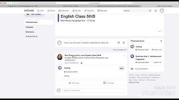 How to submit an assignment in Edmodo. Example