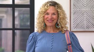 AnyBody Puff Sleeve Knit Henley Top on QVC