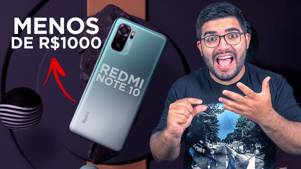 Xiaomi Redmi Note 10! Preço oficial é DE CAIR O QUEIXO! TELA 120HZ+AMOLED por MENOS DE R.000!😱😱