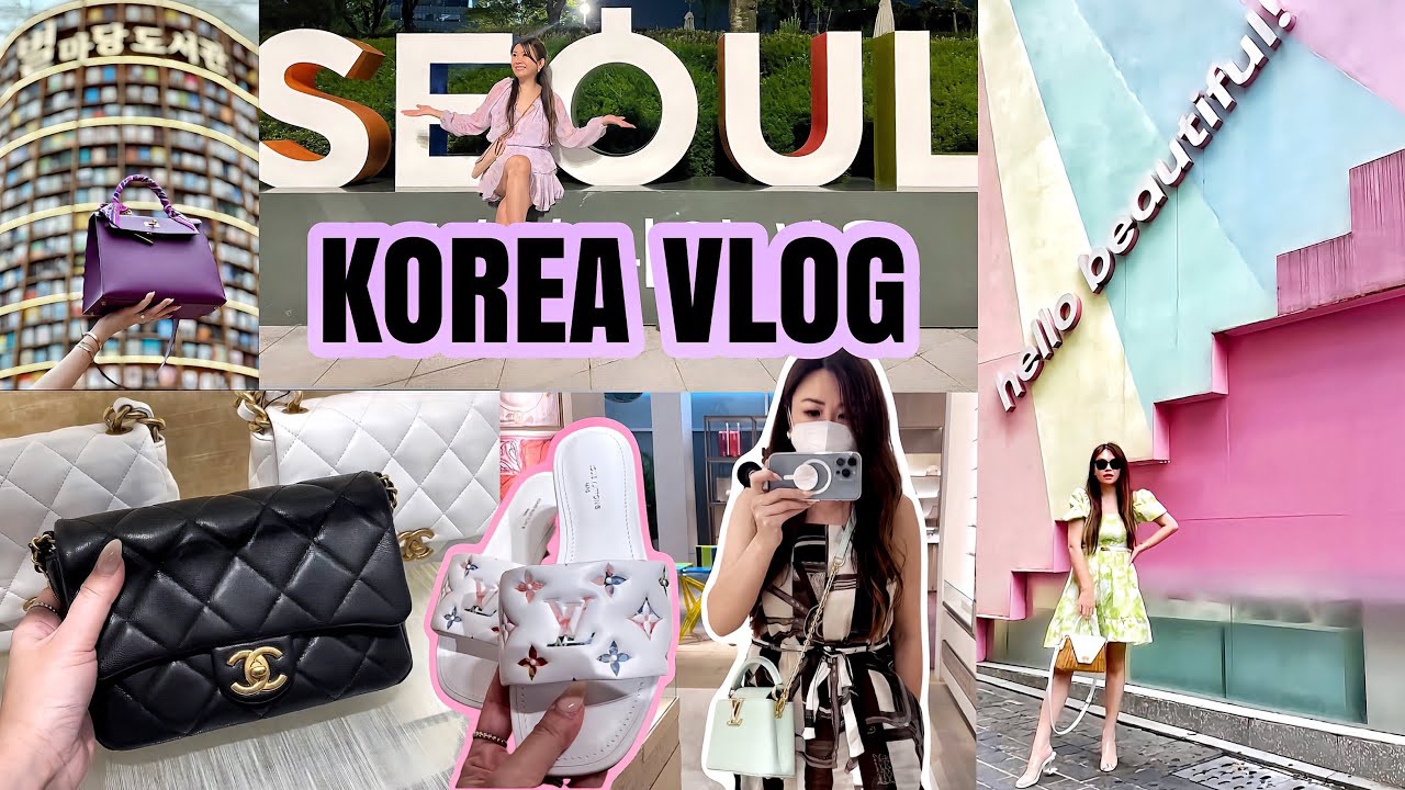 KOREA VLOG 🇰🇷 Luxe Shopping in Gangnam, Myeong-dong, Business Class  Flights, Food Galore! Part 1