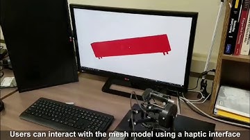 Haptic texture library combined with mesh-based haptic texture model assignment editor