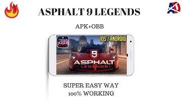 How to install ASPHALT 9🚘 LEGENDS {APK+OBB} in a SUPER EASY WAY ON ANY ANDROID PHONE🚗