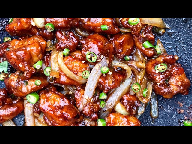 The BEST Chilli Chicken class=