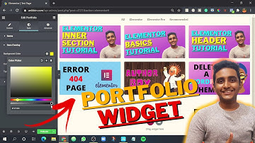 Elementor Pro Portfolio Widget Tutorial | Elementor Pro Series Video-2
