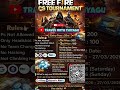 Booking Starts Today🎉🔥Limited Teams Only💯So Join Quickly👍 Join &amp; Win🏆💸#freefire #tournament #tamil