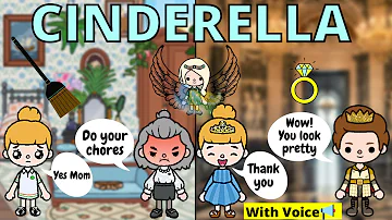 Cinderella || With Voice 📢 📢 || A Toca Life Story